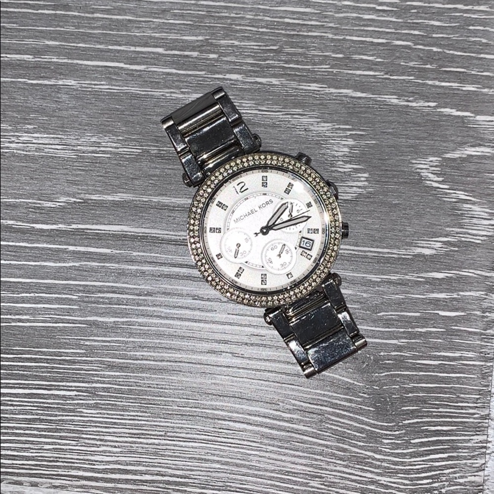 Michael Kors Crystal Detailed Watch